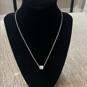 Nordstrom Silver Necklace with Sparkling Pendant